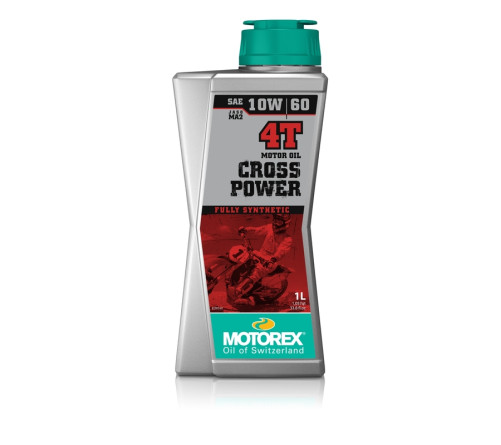 Huile moteur MOTOREX Cross Power 4T - 10W60 10x1L