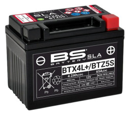 Batterie BS BATTERY SLA sans entretien activé usine - BTX4L+ / BTZ5S