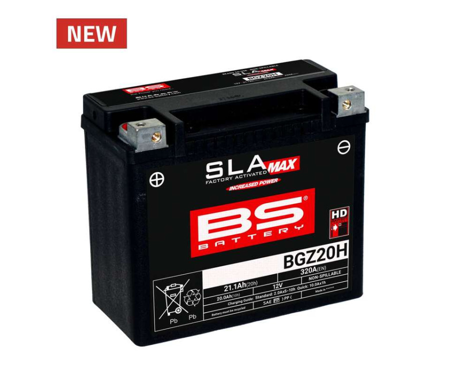 Batterie BS BATTERY SLA Max sans entretien activée usine - BGZ20H