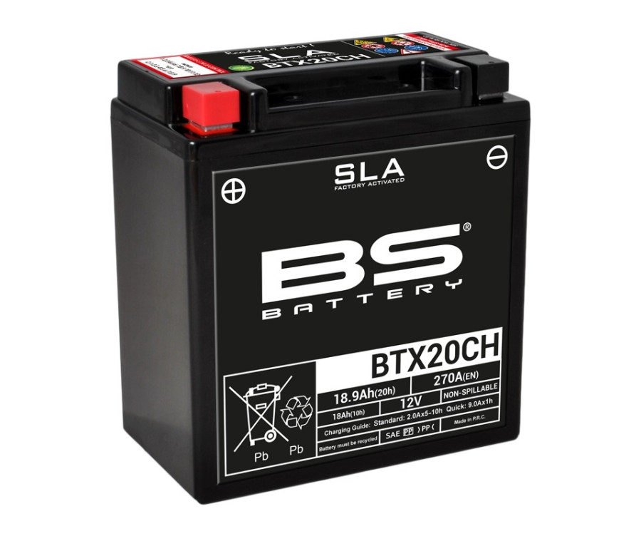 Batterie BS BATTERY SLA sans entretien activé usine - BTX20CH