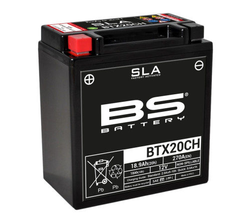 Batterie BS BATTERY SLA sans entretien activé usine - BTX20CH - 1080680