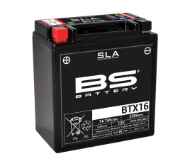 Batterie BS BATTERY SLA sans entretien activé usine - BTX16 - 1080679