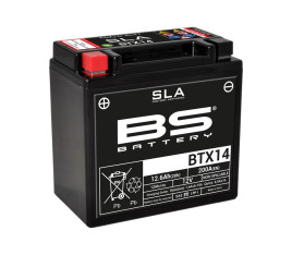 Batterie BS BATTERY SLA sans entretien activé usine - BTX14