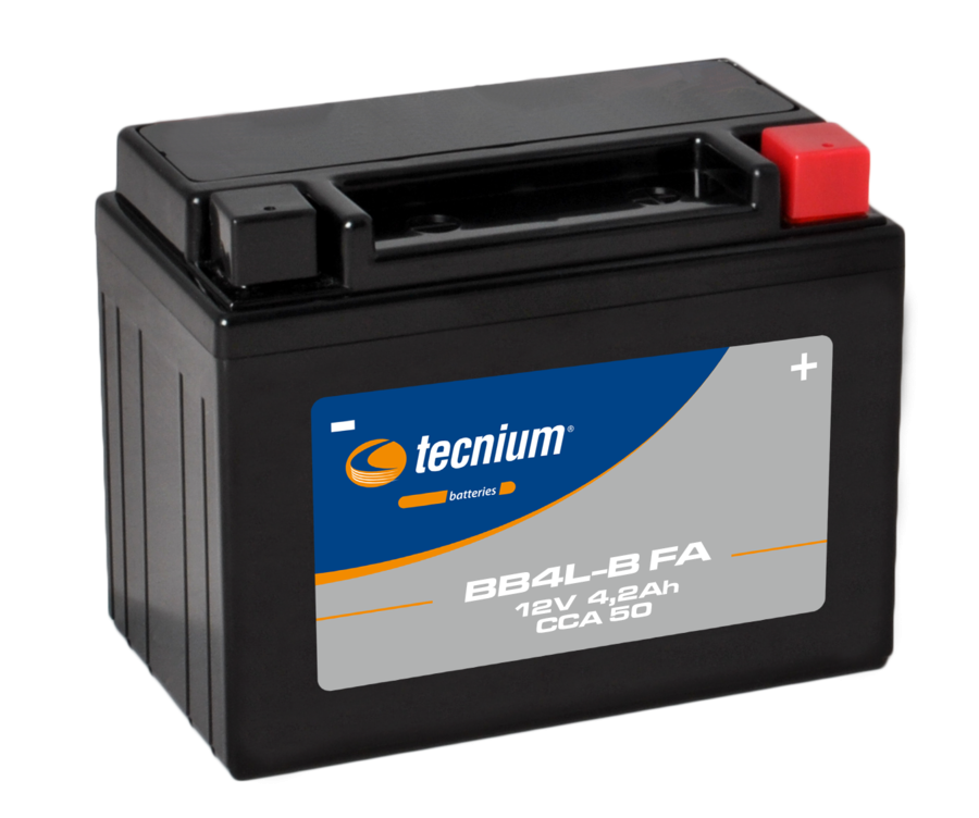 Batterie TECNIUM sans entretien activé usine - BB4L-B