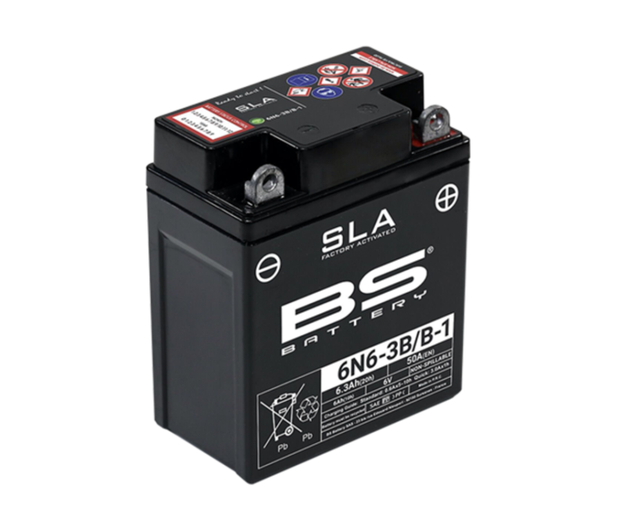 Batterie BS BATTERY SLA sans entretien activé usine - 6N6-3B/B-1