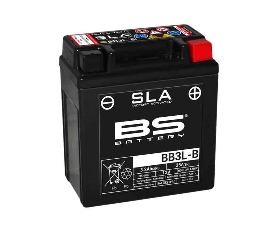 Batterie BS BATTERY SLA sans entretien activé usine - BB3L-B