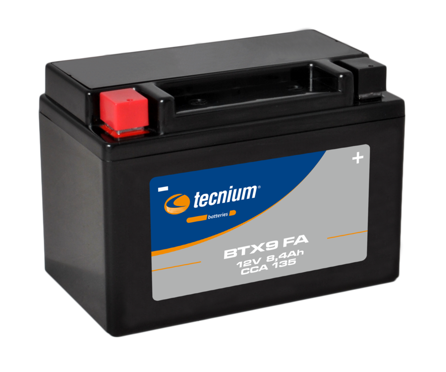 Batterie TECNIUM sans entretien activé usine - BTX9 FA