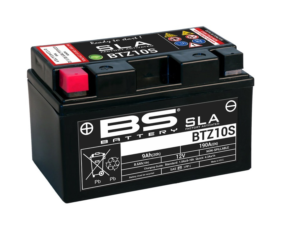 Batterie BS BATTERY SLA sans entretien activé usine - BTZ10S