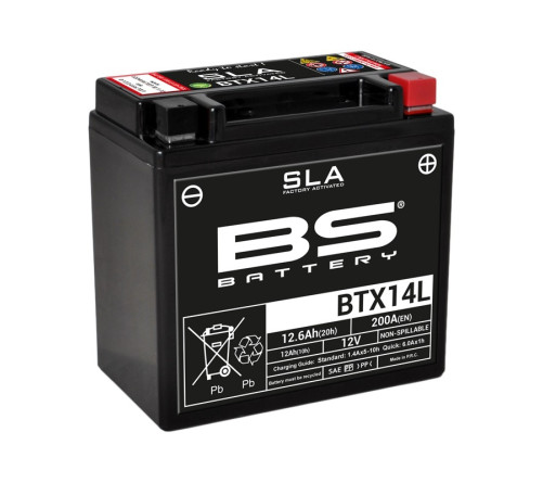 Batterie BS BATTERY SLA sans entretien activé usine - BTX14L - 1080678