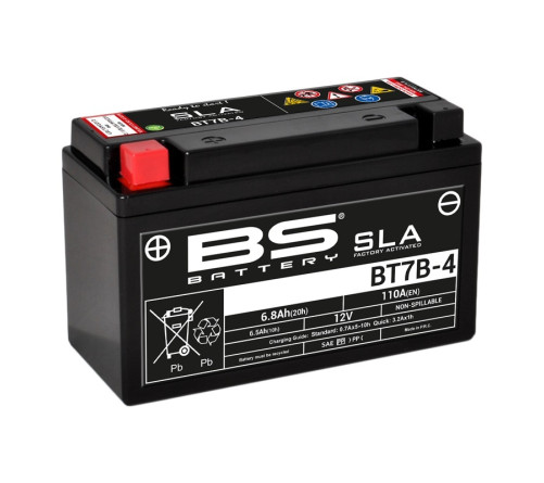 Batterie BS BATTERY SLA sans entretien activé usine - BT7B-4 - 1080656