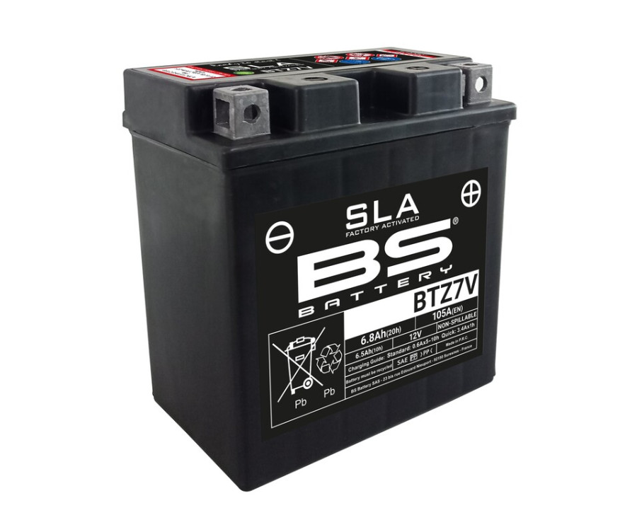 Batterie BS BATTERY SLA sans entretien activé usine - BTZ7V