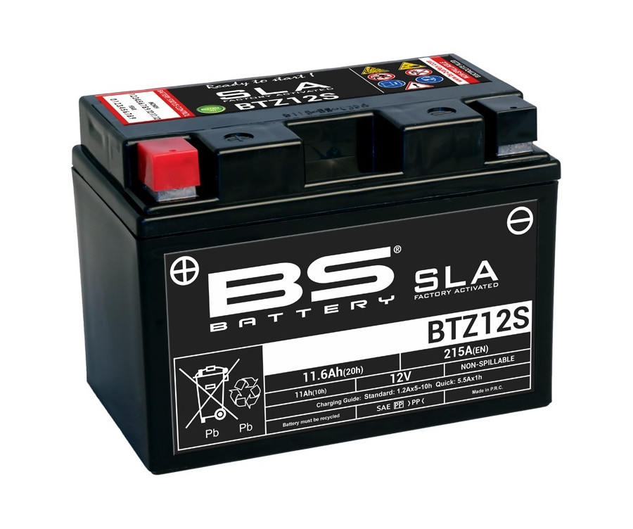 Batterie BS BATTERY SLA sans entretien activé usine - BTZ12S