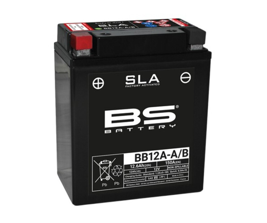 Batterie BS BATTERY SLA sans entretien activé usine - BB12A-A/B FA