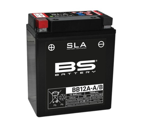 Batterie BS BATTERY SLA sans entretien activé usine - BB12A-A/B FA - 1113774