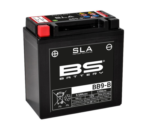 Batterie BS BATTERY SLA sans entretien activé usine - BB9-B - 1080668