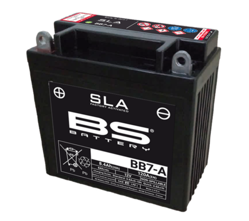 Batterie BS BATTERY SLA sans entretien activée usine - BB7-A - 1109784