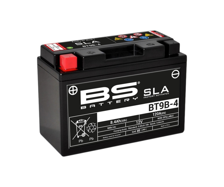 Batterie BS BATTERY SLA sans entretien activé usine - BT9B-4