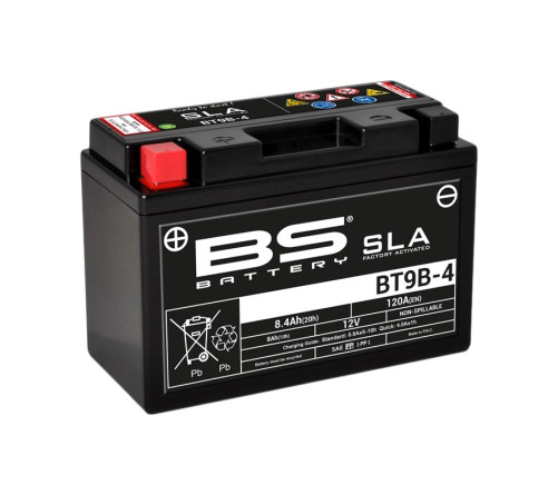 Batterie BS BATTERY SLA sans entretien activé usine - BT9B-4 - 1080657