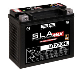 Batterie BS BATTERY SLA Max sans entretien activé usine - BTX20HL - 1080698