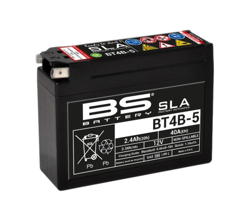 Batterie BS BATTERY SLA sans entretien activé usine - BT4B-5 - 1080675