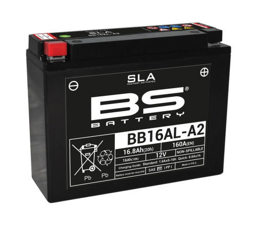 Batterie BS BATTERY SLA sans entretien activé usine - BB16AL-A2 - 1080690