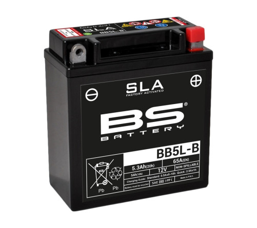 Batterie BS BATTERY SLA sans entretien activé usine - BB5L-B