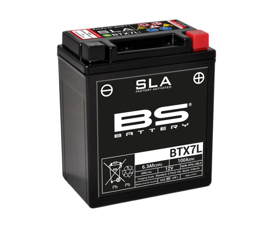 Batterie BS BATTERY SLA sans entretien activé usine - BTX7L