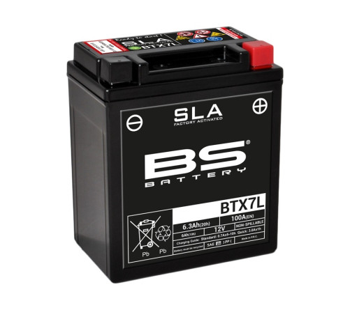 Batterie BS BATTERY SLA sans entretien activé usine - BTX7L - 1080666