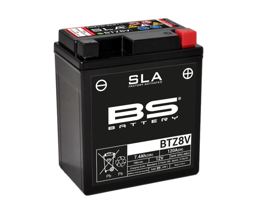 Batterie BS BATTERY SLA sans entretien activé usine - BTZ8V