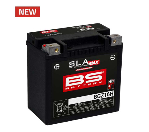 Batterie BS BATTERY SLA Max sans entretien activée usine - BGZ16H - 1125737