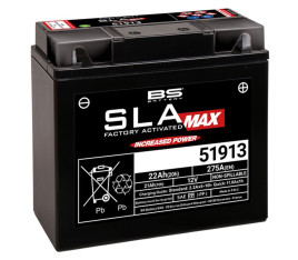 Batterie BS BATTERY SLA Max sans entretien activé usine - 51913 - 1080695