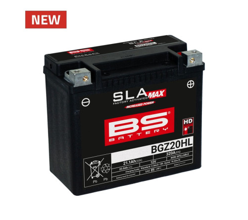 Batterie BS BATTERY SLA Max sans entretien activée usine - BGZ20HL - 1125740