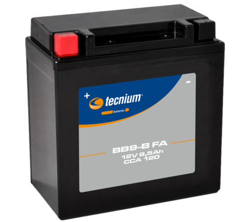 Batterie TECNIUM sans entretien activé usine - BB9-B - 1105553