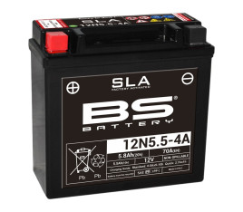 Batterie BS BATTERY SLA sans entretien activé usine - 12N5.5-4A/4B - 1080692