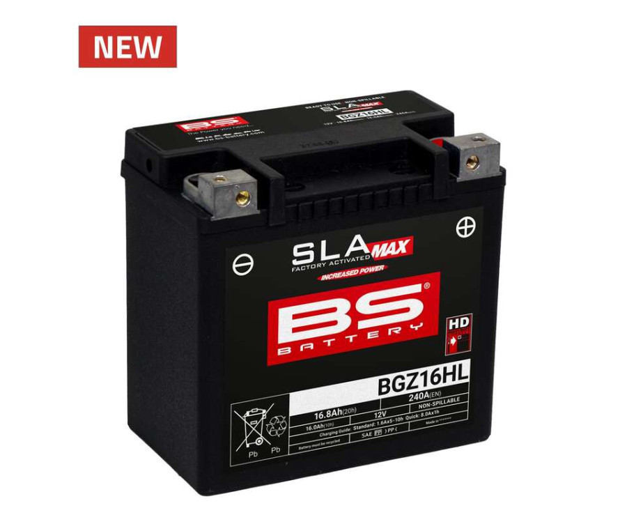 Batterie BS BATTERY SLA Max sans entretien activée usine - BGZ16HL