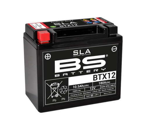 Batterie BS BATTERY SLA sans entretien activé usine - BTX12