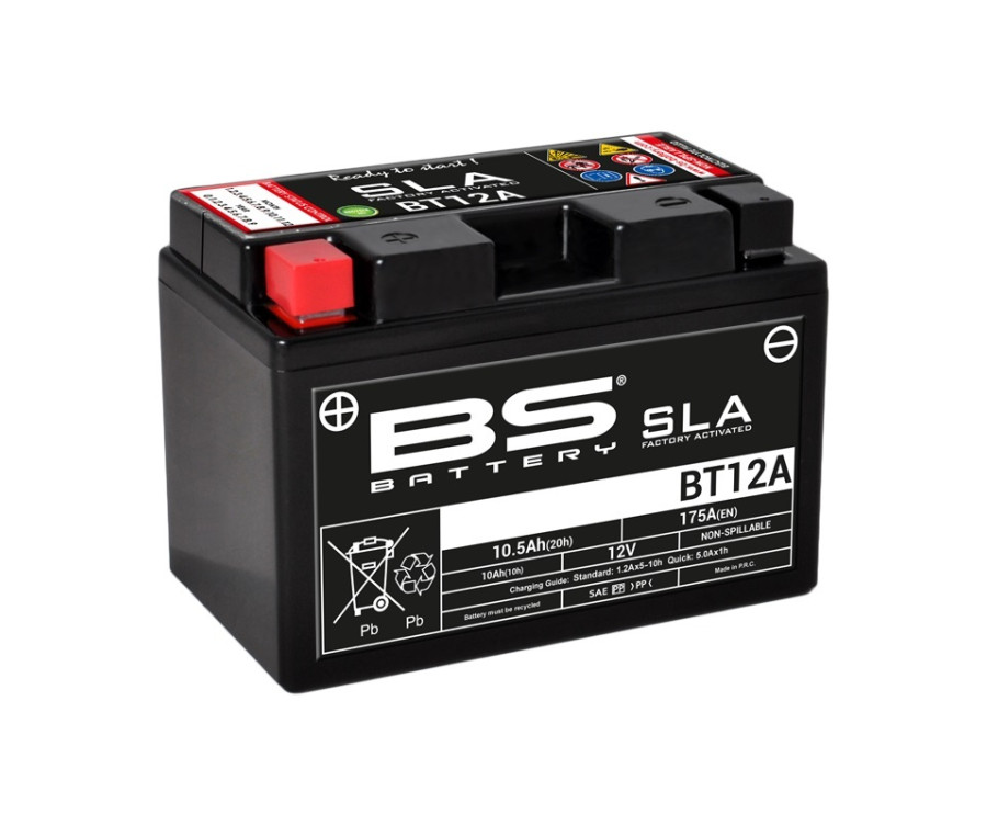 Batterie BS BATTERY SLA sans entretien activé usine - BT12A