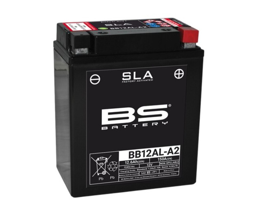 Batterie BS BATTERY SLA sans entretien activé usine - BB12AL-A2