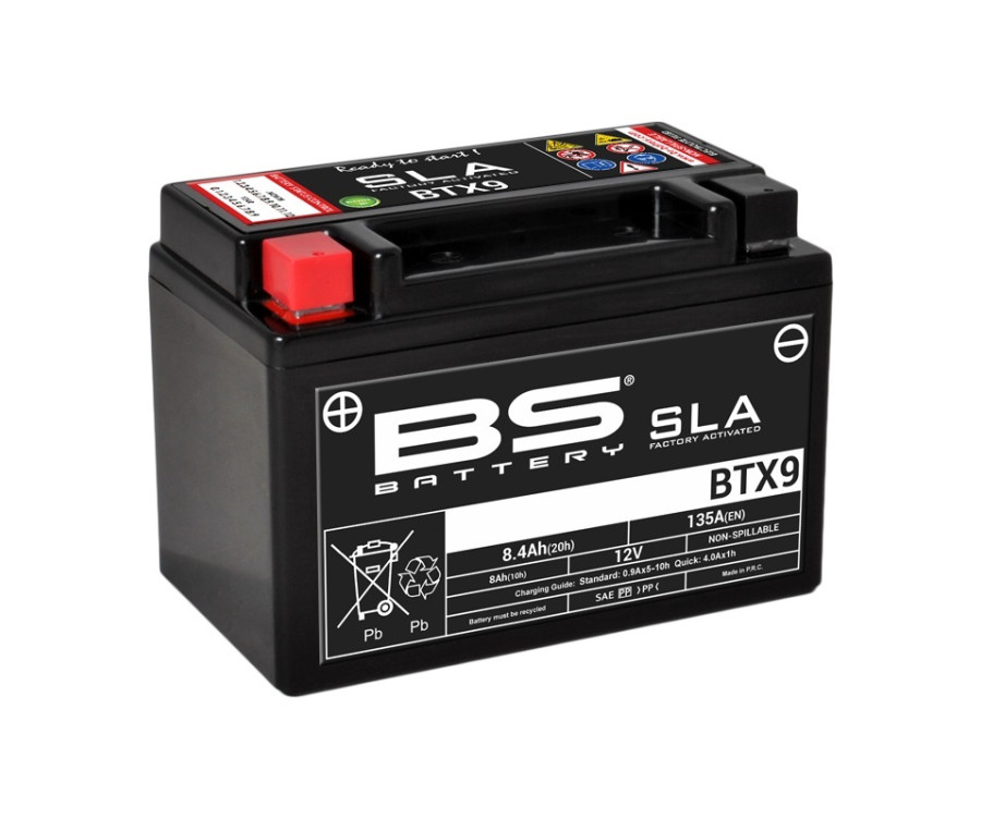 Batterie BS BATTERY SLA sans entretien activé usine - BTX9