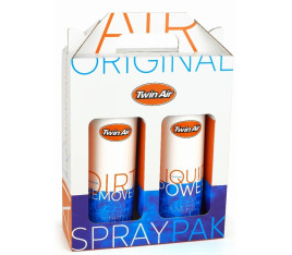 Pack nettoyage TWIN AIR Liquid Power Spray + Dirt Remover - 2x500ml - 1121650