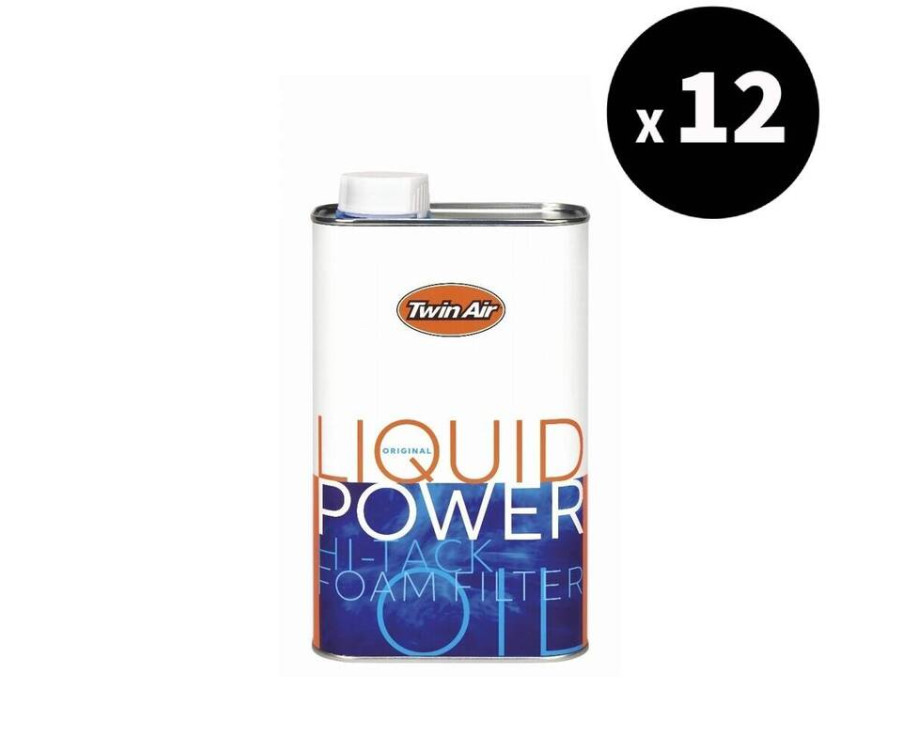 Huile pour filtre à air TWIN AIR Liquid Power - Bidon 1L x12