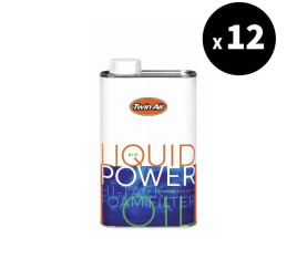 Huile pour filtre à air TWIN AIR Bio Liquid Power Foam biodégradable - Bidon 1L x12 - 3064932