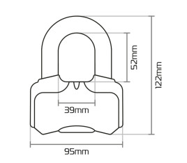 Bloque-disque OXFORD Nemesis - 16mm