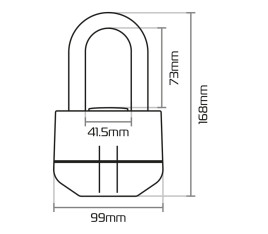 Antivol chaîne OXFORD Boss Alarm 16mm