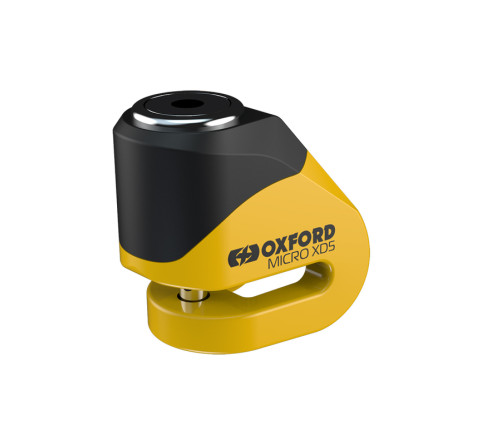 Bloque-disque OXFORD XD5 - 5mm jaune/noir