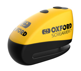 Bloque-disque OXFORD Screamer 7 - Ø7mm jaune/noir - 1092855