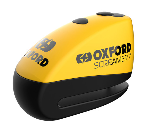 Bloque-disque OXFORD Screamer 7 - Ø7mm jaune/noir - 1092855