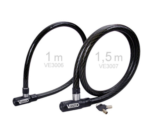 Cadenas de cable antivol VECTOR Max Lock - Ø20mm / 1,0m - 1067318