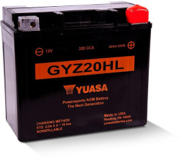 Batterie YUASA sans entretien activé usine - GYZ20HL