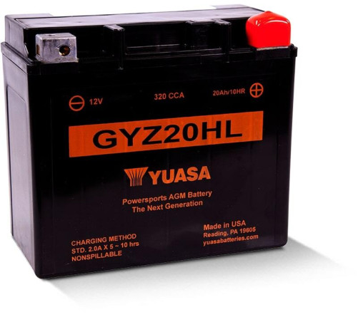Batterie YUASA sans entretien activé usine - GYZ20HL